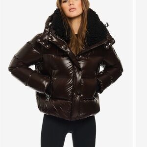 SAM. Women's Chocolate Puffer Jacket